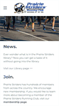Mobile Screenshot of prairiestriders.net